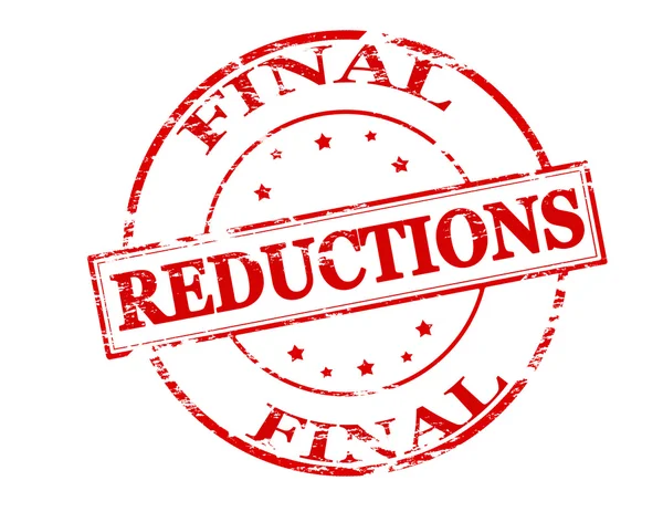 Final reductions — Stock Vector
