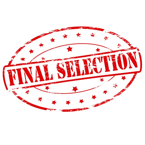 Selecção final — Vetor de Stock