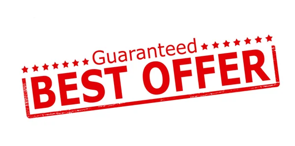 Guaranteed best offer — Stock Vector