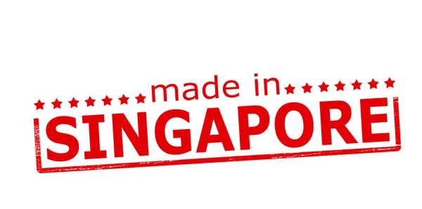 Hergestellt in Singapore — Stockvektor