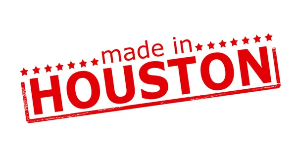 Fabricado em houston — Vetor de Stock