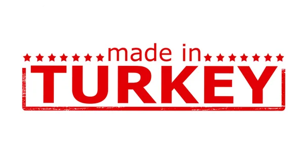 Feito na Turquia — Vetor de Stock