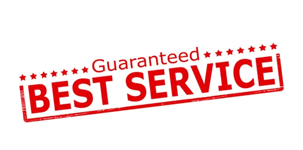 Beste service gegarandeerd — Stockvector