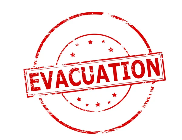 Evacuação — Vetor de Stock