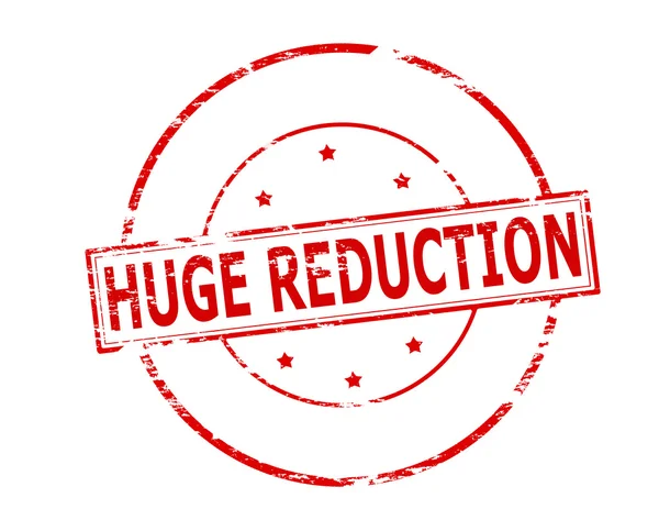 Huge reduction — Stockvector