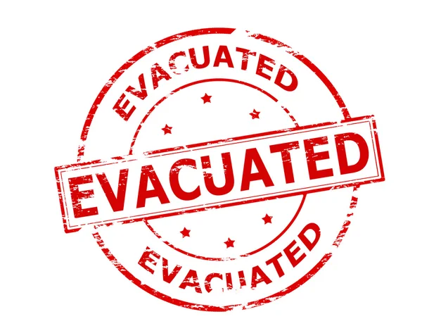 Evacuados — Vetor de Stock