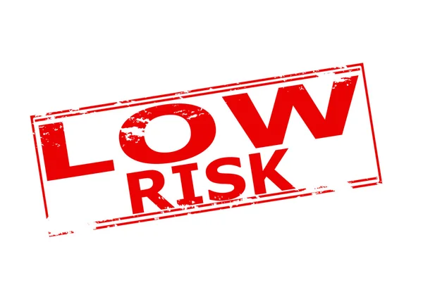 Low risk — Stock Vector