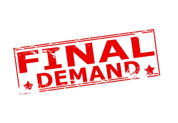 Final demand — Stock Vector