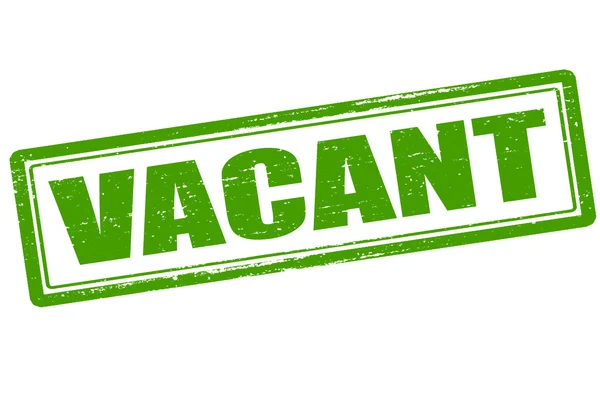 Vacante. — Vector de stock