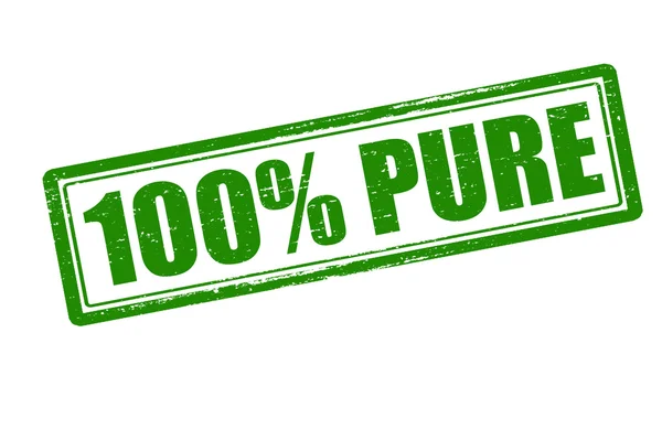 One hundred percent pure — Stock Vector