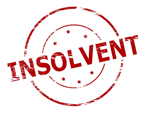 Insolvent — Stockový vektor