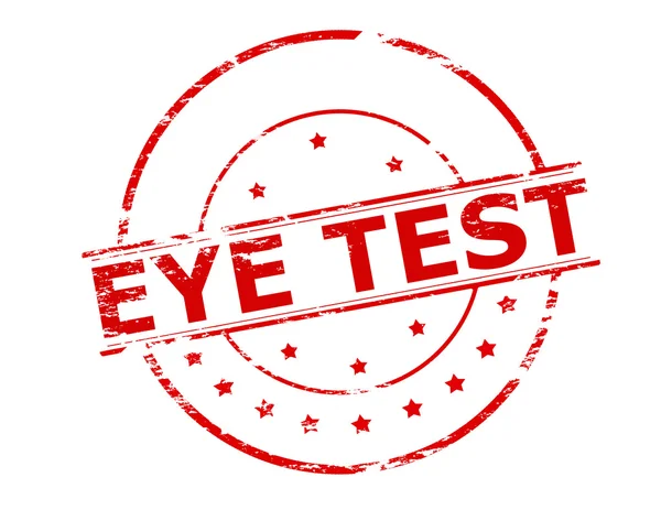 Test oculare — Vettoriale Stock