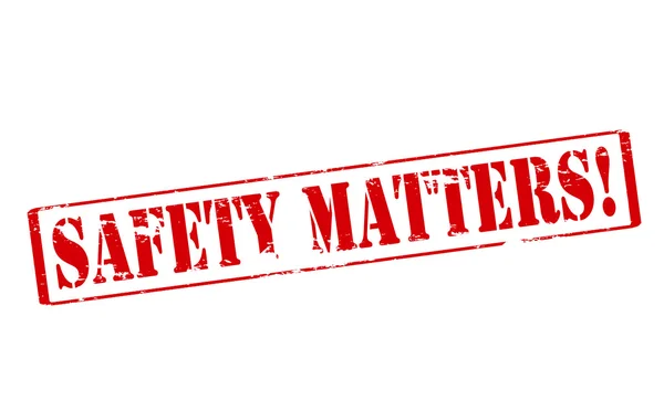 Safety matters — Stock Vector
