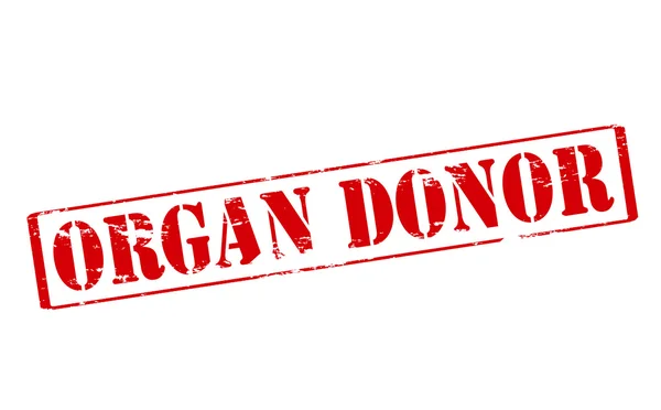 Organ donor — Stock Vector