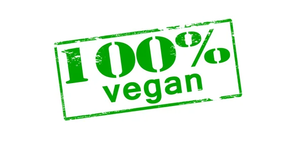 100 % vegan — Stockový vektor