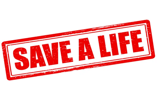 Salvar uma vida —  Vetores de Stock