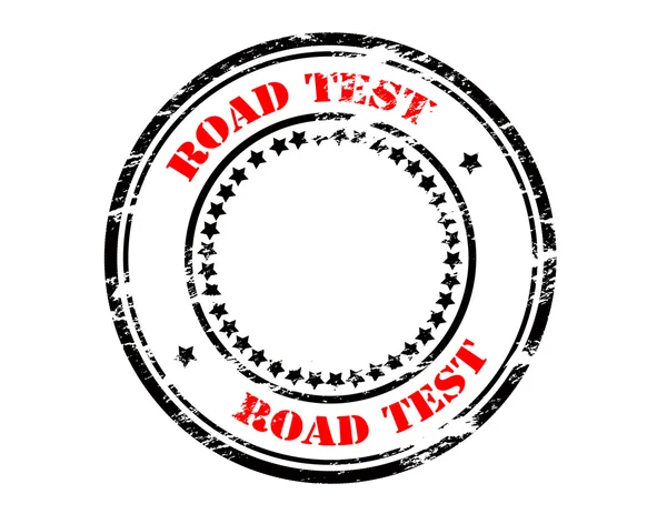 Road test — Stock Vector