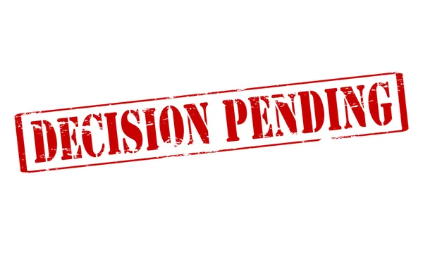 Decision pending — Stock Vector