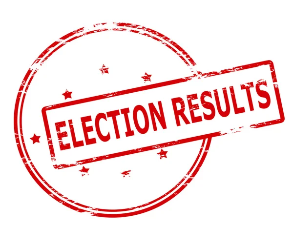 Election results — Stock Vector