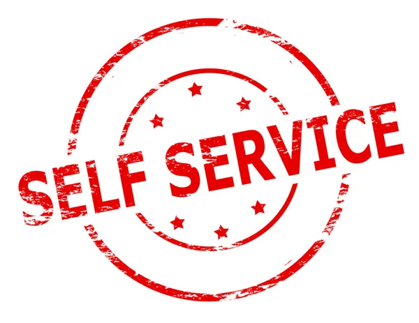 Self service — Stock Vector