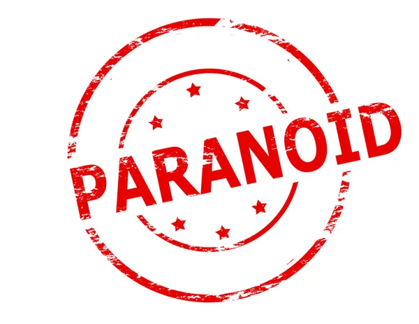Paranoidní — Stockový vektor