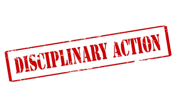 Disciplinary action — Stock Vector