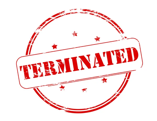 Terminated — Stock Vector