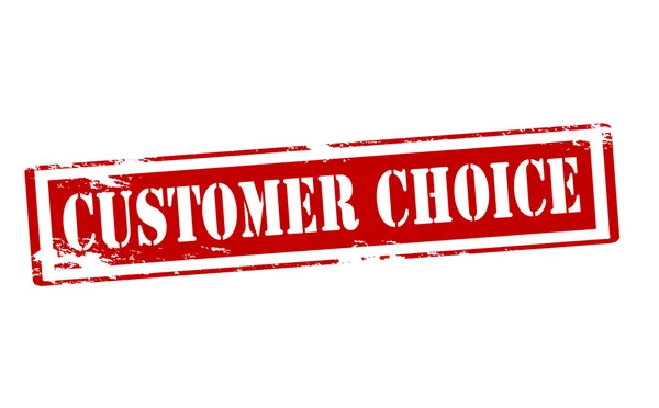 Customer choice — Stock Vector