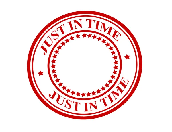 Just in time — Stock Vector