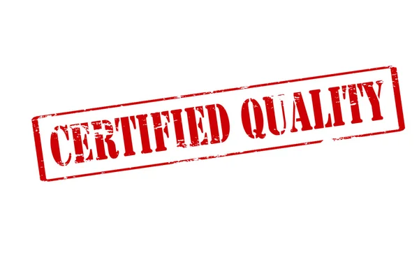 Qualità certificata — Vettoriale Stock