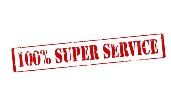 100% super servicio — Vector de stock