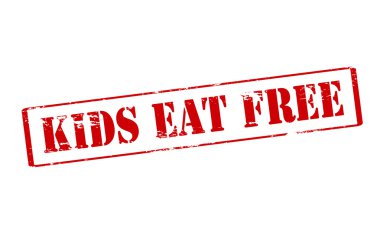 Kids eat free clipart