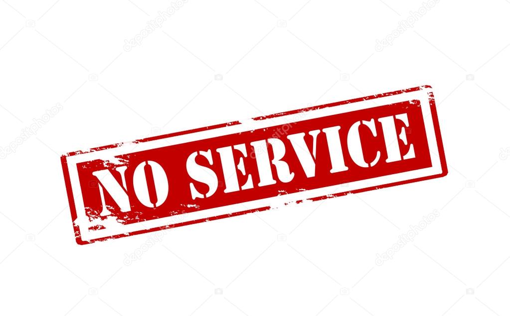 No service