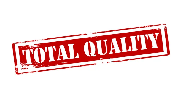 Total kvalitet総合的な品質 — ストックベクタ