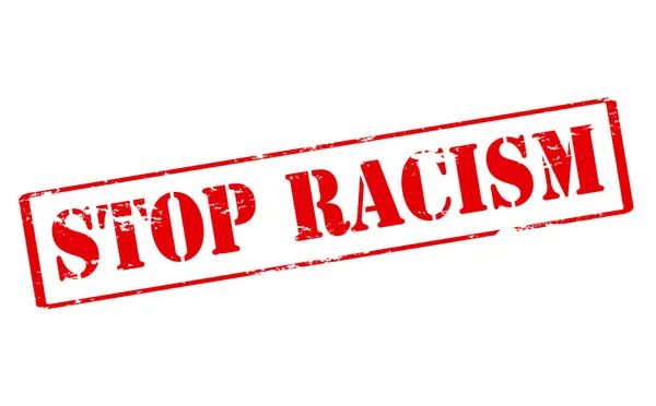 Stoppa rasism — Stock vektor