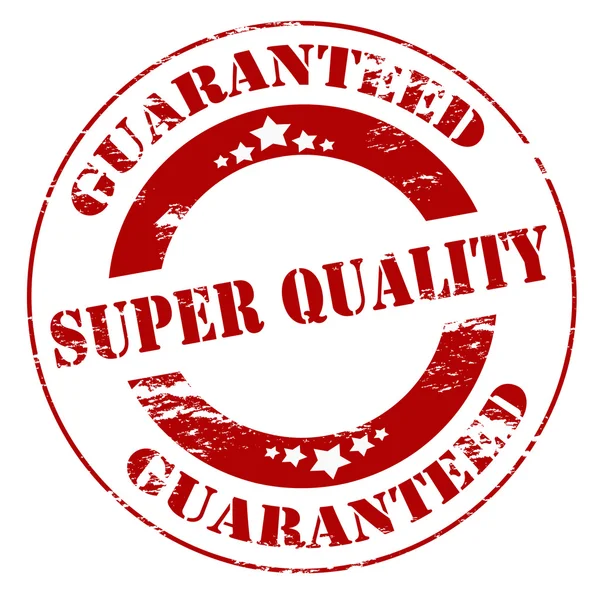 Super calidad garantizada — Vector de stock