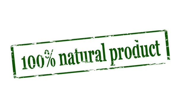 Yüzde yüz doğal ürün — Stok Vektör