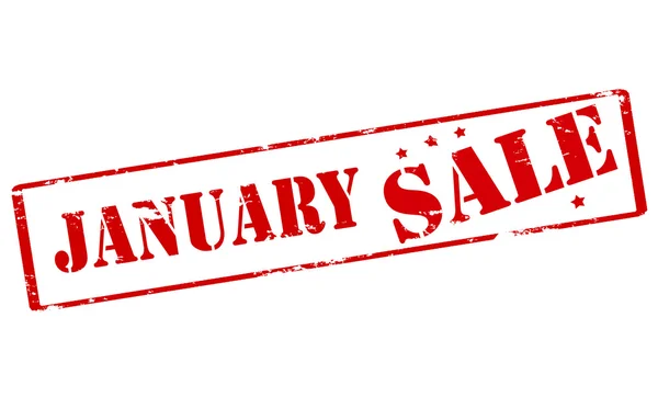 January sale — Stock Vector