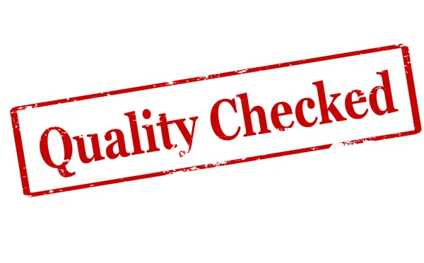 Quality checked — Stock Vector