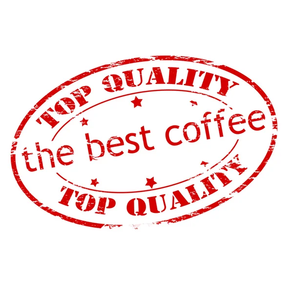 Det bästa kaffet — Stock vektor