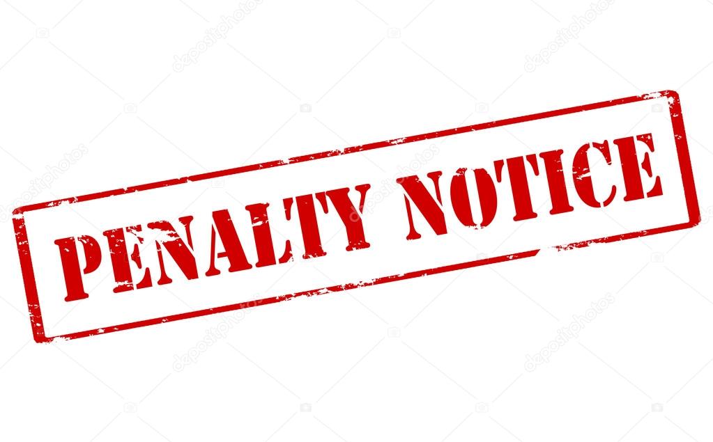 Penalty notice