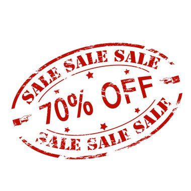 Satılık yetmiş yüzde indirim