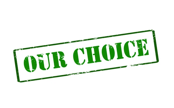 Our choice — Stock Vector