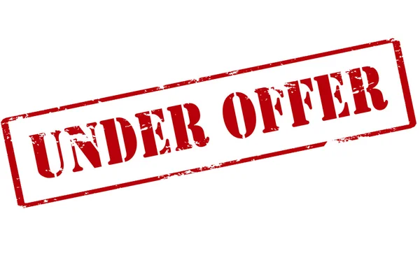 Under offer — Stock Vector