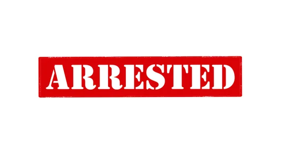 Arrested — Stock Vector