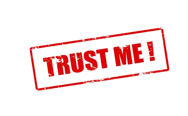 Trust me — Stock Vector