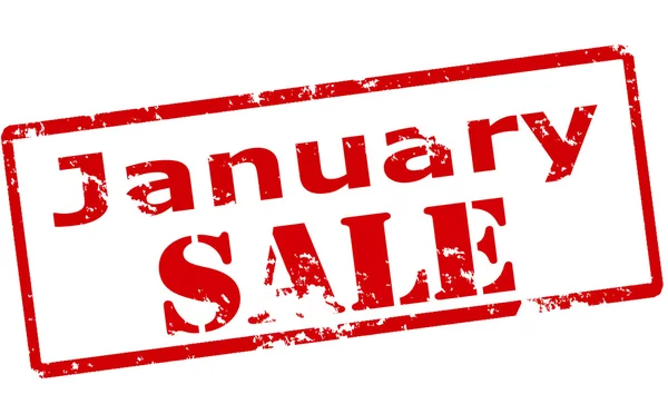 January sale — Stock Vector