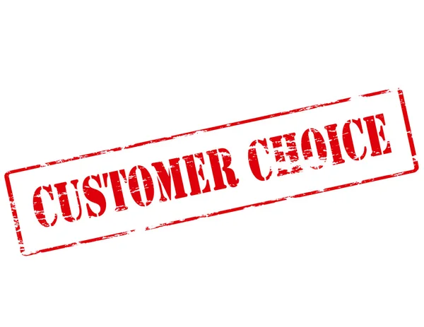 Customer choice — Stock Vector
