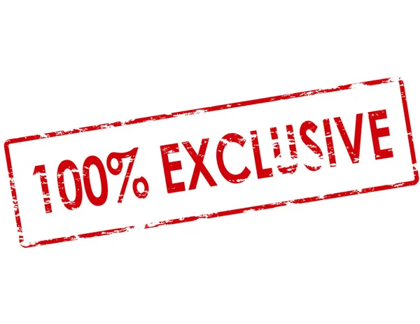 100% exclusivo — Vector de stock