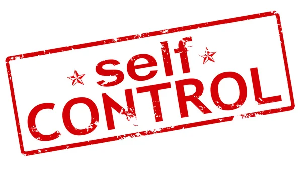 Self control — Stock Vector
